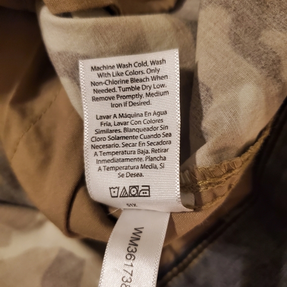 NWT‎ GEORGE MENS BELOW THE KNEE DESERT CAMO CARGO SHORTS W 42- INSEAM 14" - Picture 12 of 13